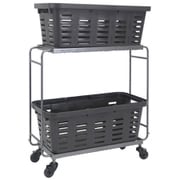 IRON WAGON with HEAVY DUTY BASKET LONG （アイアンワゴン ウィズ ヘビーデューティーバスケット ロング） CHARCOAL BLACK チャコールブラック 98205-0003