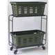 IRON WAGON with HEAVY DUTY BASKET LONG （アイアンワゴン ウィズ ヘビーデューティーバスケット ロング） OLIVE オリーブ 98215-0002