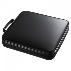 CDジャケット収納対応セミハードケース（160枚収納・ブラック） FCD-WLBD160BBK