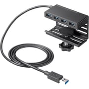 USB-3H434BK [クランプ固定式 USB3.2 Gen1 ハブ]