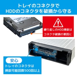 ラトックシステム - SA3-DK1-U3Z USB3.0 リムーバブルケース(外付け1ベイ)