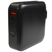 AC充電器内蔵 モバイルバッテリー 10000mAh ブラック NH-LAUCP100CCBK
