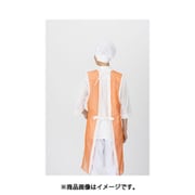 センシアエプロン後メッシュ E1100-6H オレンジ ひも 4663004
