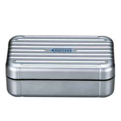 KOFFER スーツケース型 弁当箱 1段 700ml シルバーメタリック