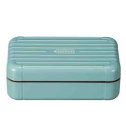 KOFFER スーツケース型 弁当箱 1段 700ml スモーキーブルー