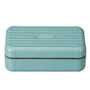 KOFFER スーツケース型 弁当箱 1段 700ml スモーキーブルー