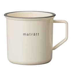 エマリエマグカップ matratt プラスチック マグカップ 550ml ホワイト 793985