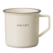 エマリエマグカップ matratt プラスチック マグカップ 550ml ホワイト 793985