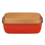 matratt 長角エマリエランチ 弁当箱 1段 490ml レッド
