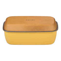 matratt 長角エマリエランチ 弁当箱 1段 490ml イエロー