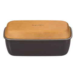 matratt 長角エマリエランチ 弁当箱 1段 490ml チャコール