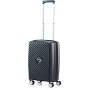スーツケース SQUASEM(スクアセム) 55cm 拡張タイプ 旅行日数目安:1~3泊 31L/拡張時37L TSAロック搭載 機内持ち込み可 ブラック QJ2-09001