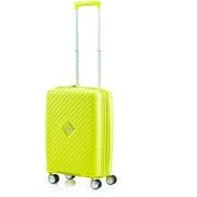 スーツケース SQUASEM(スクアセム) 55cm 拡張タイプ 旅行日数目安:1~3泊 31L/拡張時37L TSAロック搭載 機内持ち込み可 ネオンイエロー QJ2-26001