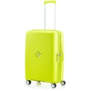 スーツケース SQUASEM(スクアセム) 66cm 拡張タイプ 旅行日数目安:4~6泊 69L/拡張時78L TSAロック搭載 ネオンイエロー QJ2-26002