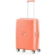 スーツケース SQUASEM（スクアセム） 66cm 拡張タイプ 旅行日数目安：4～6泊 69L/拡張時78L TSAロック搭載 ブライトコーラル QJ2-10002