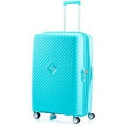 スーツケース SQUASEM(スクアセム) 75cm 拡張タイプ 旅行日数目安:1週間以上 94L/拡張時106L TSAロック搭載 アクアブルー QJ2-11003