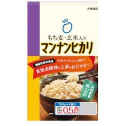 ヨドバシ.com - 大塚食品 もち麦玄米入り マンナンヒカリ 56g×4 通販