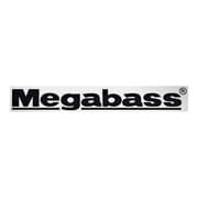 カッティングステッカー Megabass ロゴ 30cm ブラック