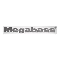 カッティングステッカー Megabass ロゴ 40cm シルバー
