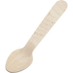 使い捨て 木製スプーン （100本入） 110mm WS-110 XTK5903