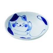 電子レンジ・食洗機対応 ねこちぐら ミケ PR40鉢 130×95×40mm