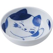 電子レンジ・食洗機対応 ねこちぐら ミケ UK40小鉢 Φ120×45mm