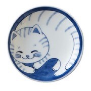 電子レンジ・食洗機対応 ねこちぐら トラ UK30皿 Φ100×20mm