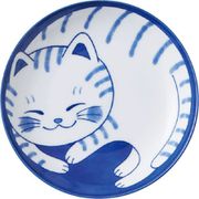 電子レンジ・食洗機対応 ねこちぐら トラ UK60皿 Φ200×35mm