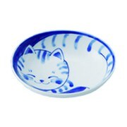 電子レンジ・食洗機対応 ねこちぐら トラ PR40鉢 130×95×40mm