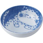 電子レンジ・食洗機対応 ねこちぐら ブチ UK40小鉢 Φ120×45mm