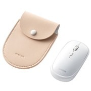 ワイヤレス モバイルマウス Bluetooth対応 静音タイプ 充電式 収納ポーチ付き ホワイト M-TM15BBWH