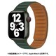 RM3896GR [AppleWatch互換 マグネット式バンド 42-45mm対応 グリーン]