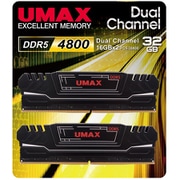 288Pin デスクトップ向け DDR5-4800(PC5-38400) 32GB 2枚組 デュアルチャンネルメモリキット UM-DDR5D-4800-64GHS