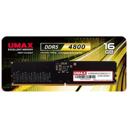 288Pin デスクトップ向け DDR5-4800（PC5-38400） 16GB メモリモジュール UM-DDR5S-4800-16G