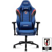 ゲーミングチェア サッカー日本代表コラボレーションモデル クッションタイプ 最大180°リクライニング ランバーサポート SOCCER/JAPAN-NATIONAL-TEAM