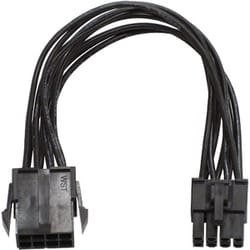 PCI Express用 電源延長ケーブル 15cm ブラック PX-008B
