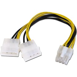 EPS12V用 電源変換ケーブル 15cm PX-009B