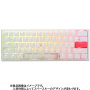 Ducky One 2 Mini Pure White RGB メカニカルキーボード US配列 60％バージョン CHERRY MX 赤軸 dk-one2-rgb-mini-pw-red