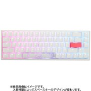 Ducky One 2 SF Pure White RGB メカニカルキーボード US配列 65％バージョン dk-one2-rgb-sf-pw-red