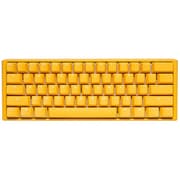 Ducky One 3 Mini メカニカルキーボード US配列 60%サイズ Yellow Ducky CHERRY MX 銀軸 dk-one3-yellowducky-rgb-mini-silver