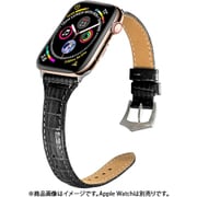 IQ-AWCRO40-BK [Apple Watch 40/38mm クロコ PUレザーバンド ブラック]