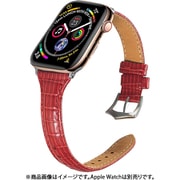 IQ-AWCRO40-RD [Apple Watch 40/38mm クロコ PUレザーバンド レッド]
