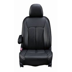 23ETC1585K [シートカバー 全席セット ノア/ヴォクシー 90系 7人乗り 2列目キャプテンシート（オットマンなし）車 センターレザー ブラック ET-1585]