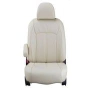 21ETC1587V [シートカバー 全席セット ノア/ヴォクシー 90系 7人乗り 2列目オットマン付きキャプテンシート車 リアルレザー アイボリー ET-1587]