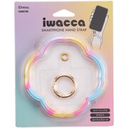 WA-CH05 [iwacca（アイワッカ） スマホストラップ レインボーマーブル]