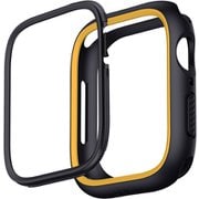 UNIQ-41MM-MDBLKMUS [MODUO Apple Watch ケース ベゼル取り替え式 41/40mm MIDNIGHT（BLACK/MUSTARD）]
