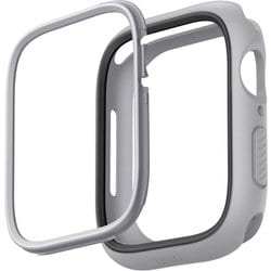 UNIQ-45MM-MDCHSGRY [MODUO Apple Watch ケース ベゼル取り替え式 45/44mm CHALK（CHALK/STONE GREY）]