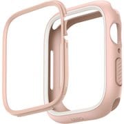 UNIQ-45MM-MDPNKWHT [MODUO Apple Watch ケース ベゼル取り替え式 45/44mm BLUSH（PINK/WHITE）]