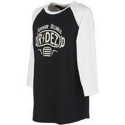 XXヘルメットデザイン 7分丈 スリーブ Tシャツ ブラック/ホワイト Lサイズ RD7006-BK/WH-L