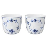ブルーフルーテッド プレイン カップ ペア 高さ約6cm 国内正規品 1062453